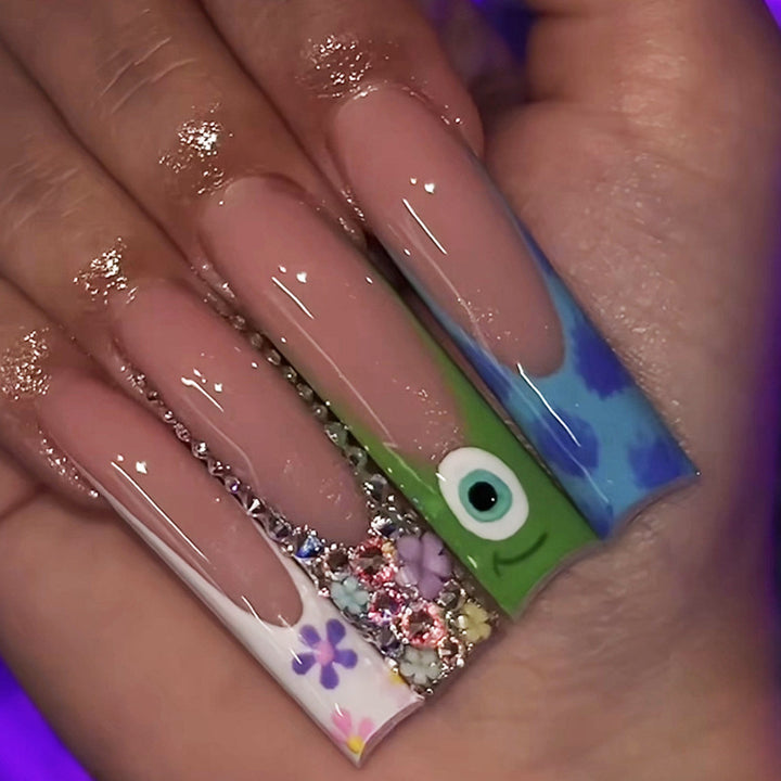 Dekorative Kunst Press-On Nagelkollektion Karnz