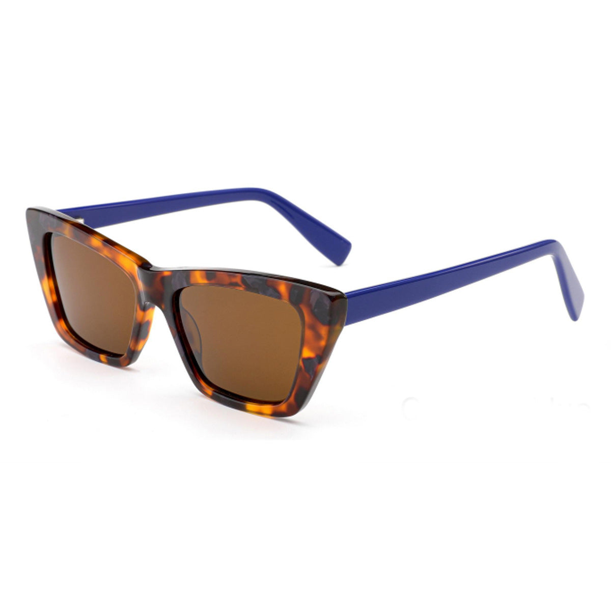 Damen Sonnenbrille im trendigen, geometrischen Design mit hochwertigem Kunststoffrahmen Karnz