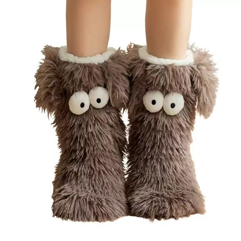 Damen Kuschelsocken mit tierischem Design Karnz