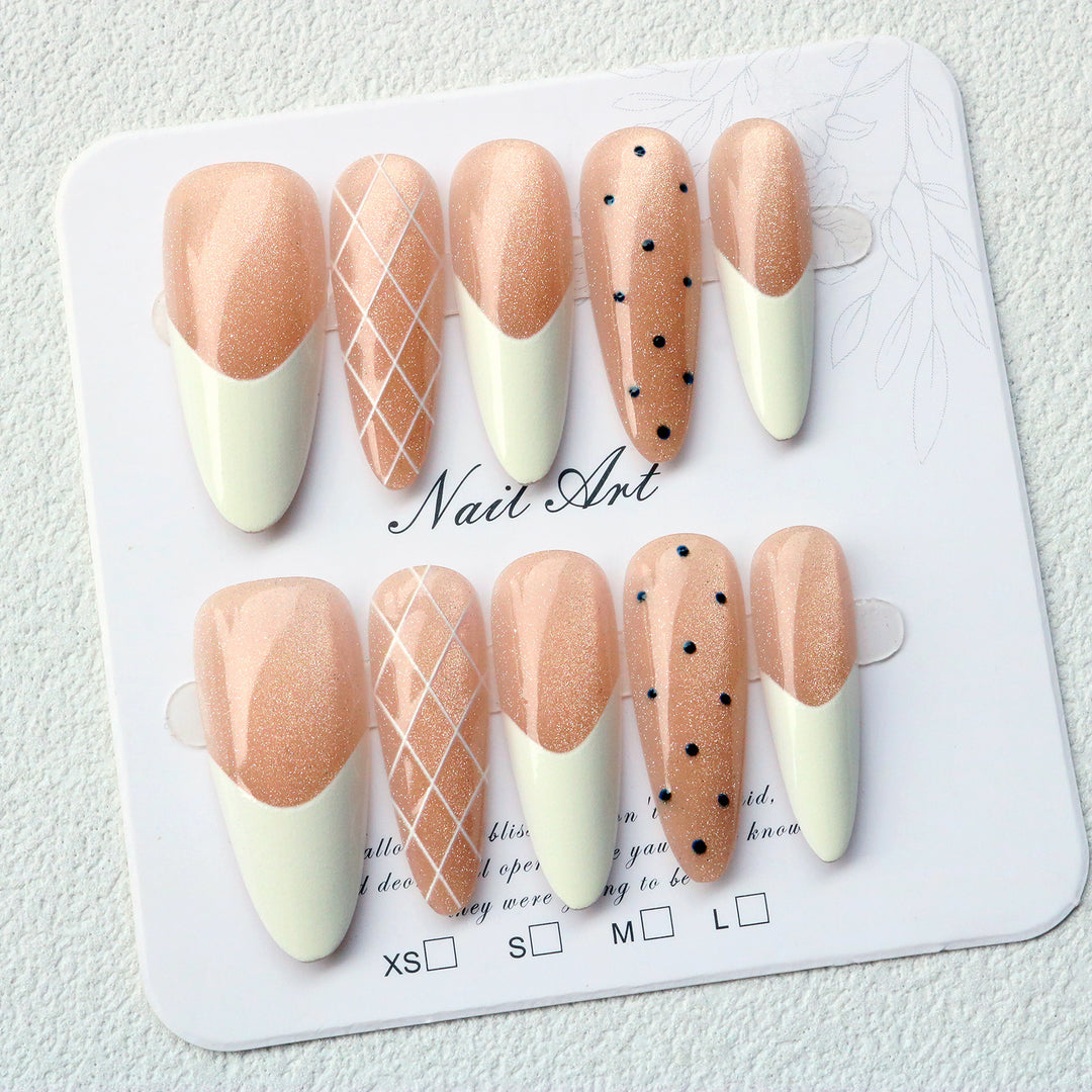 Glamouröses Nail Art Press-On Set