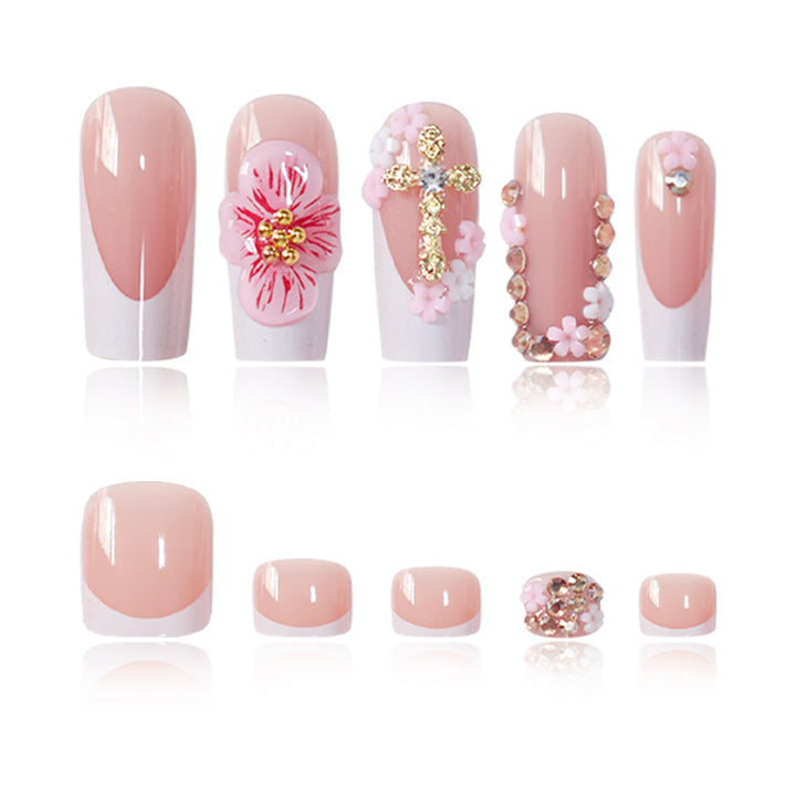 Dekorative florale Acryl-Nagelkunstverlängerungen Karnz
