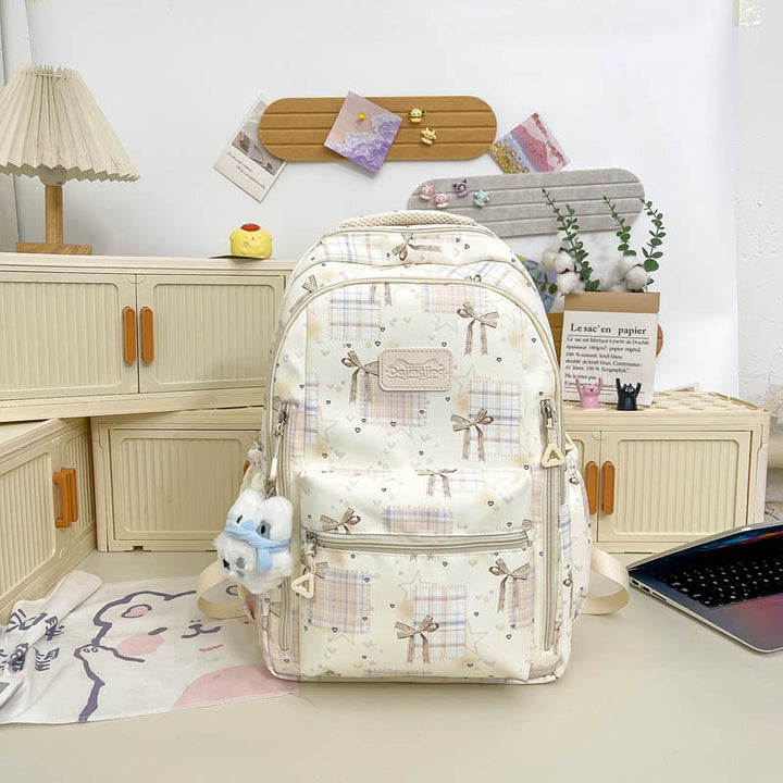 Süßer Grafikdruck Schulrucksack Karnz