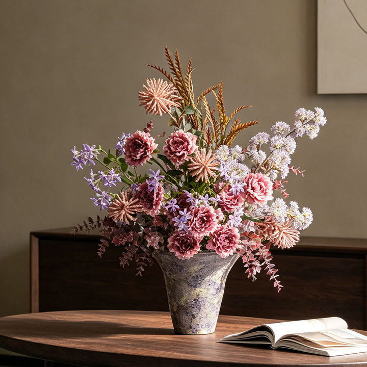 Kunstvolle Keramikblumenvase Karnz