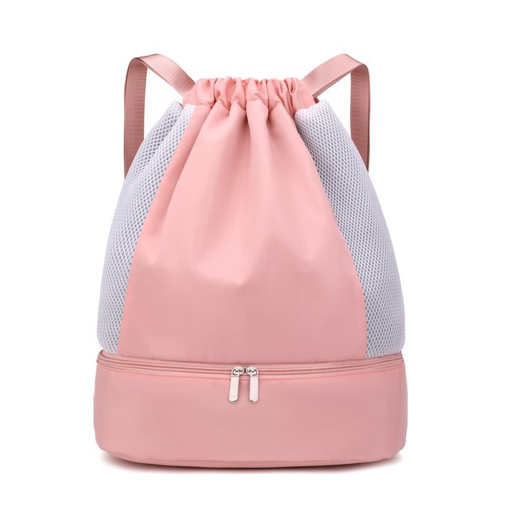 Leichter Mesh Zugbeutel Rucksack Karnz