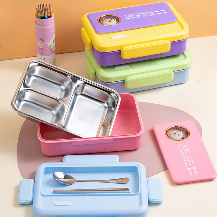 Multifunktionale Bento-Lunchbox mit süßem Tierdesign
