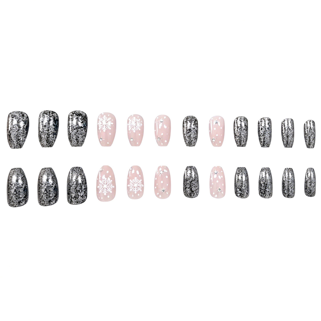 Festliche Glitter-Nagelkunst-Verstärkungen Karnz
