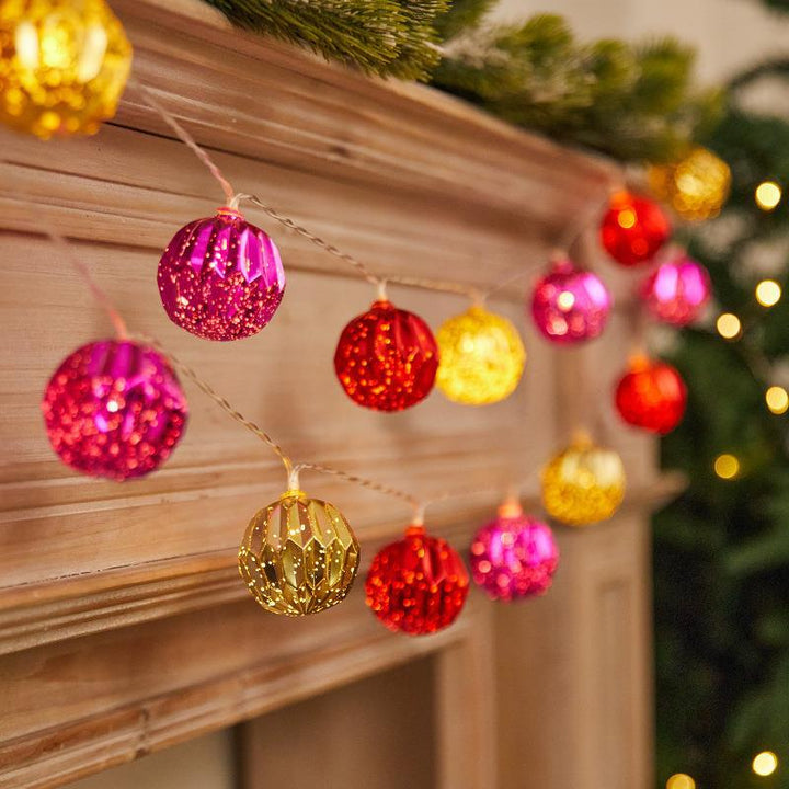 Farbige LED Weihnachtslichterkette Karnz