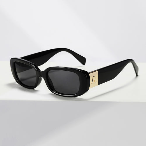 Damen stilvolle quadratische Sonnenbrille mit modernem Kunststoffrahmen Karnz