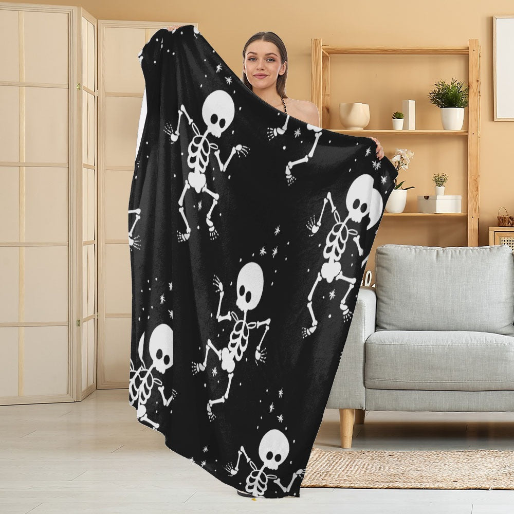Gemütliche Halloween-Themen Fleece Decke