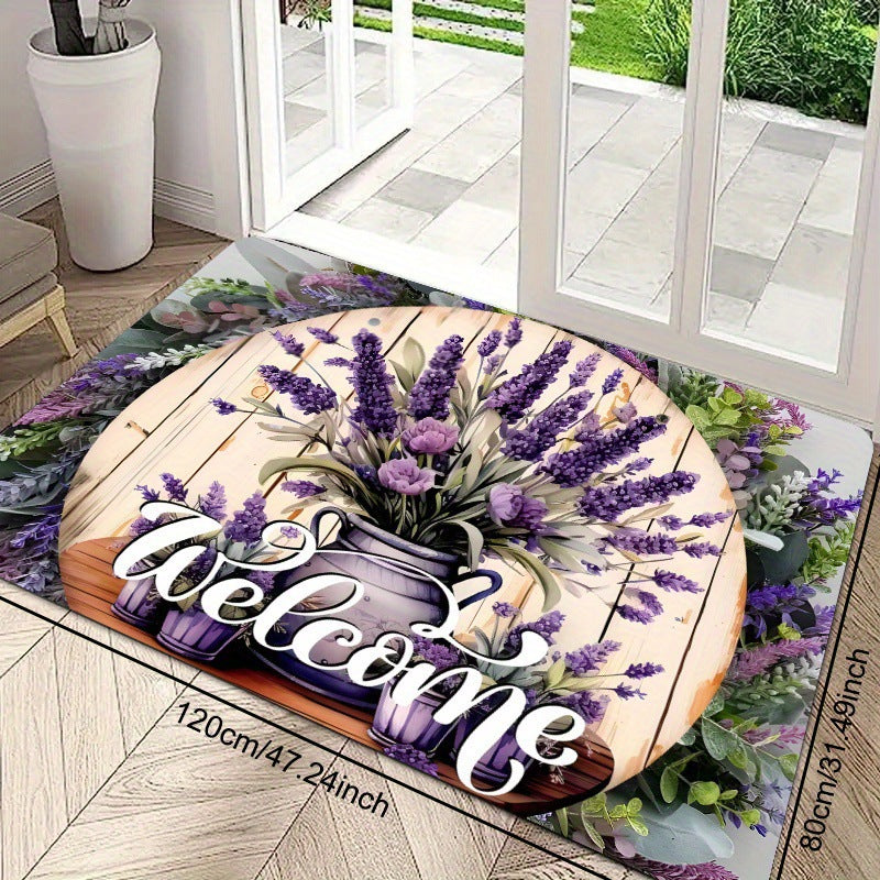 Mosaik Blumen Willkommensmatte