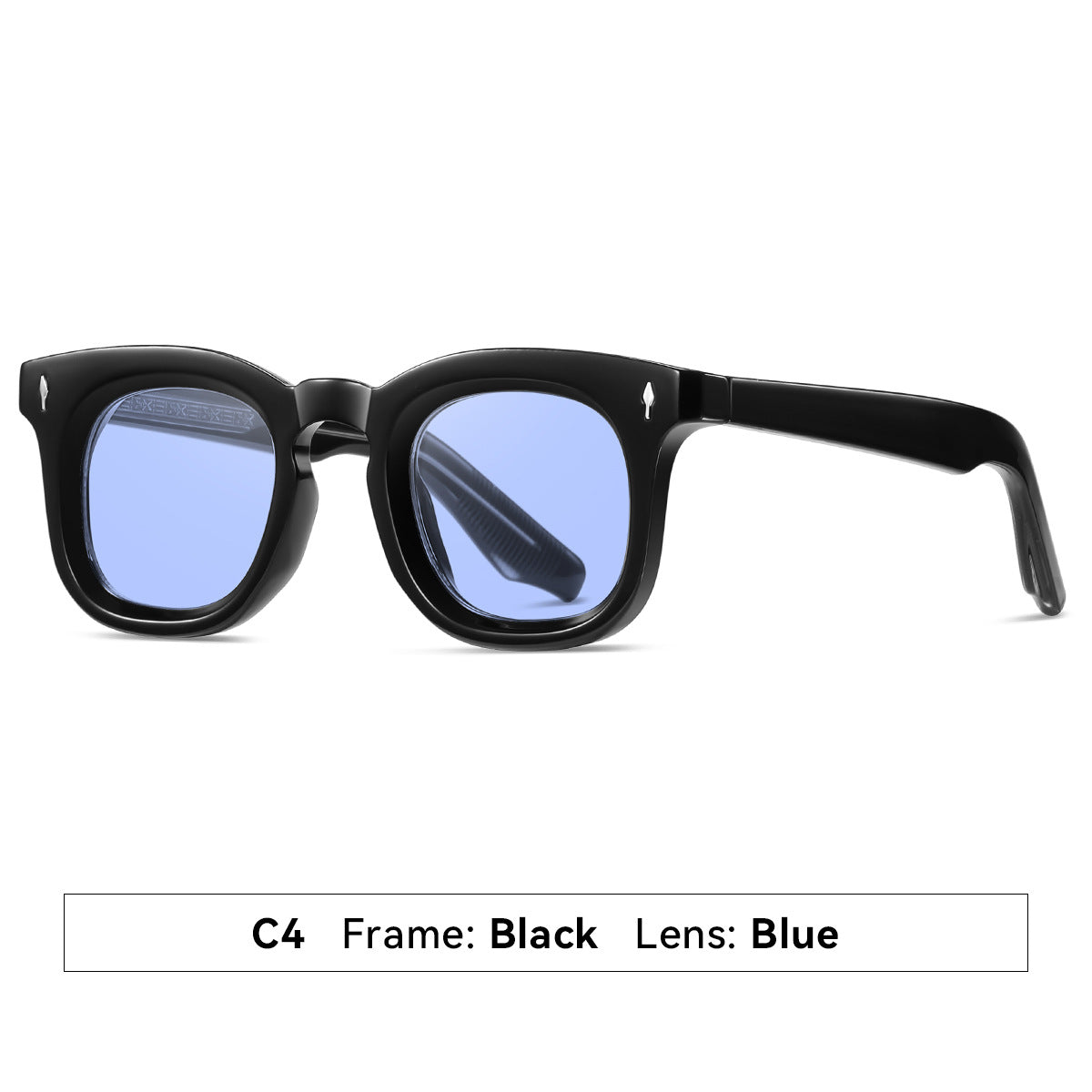 Damen Sonnenbrille im modernen quadratischen Design mit UV-Schutz Karnz