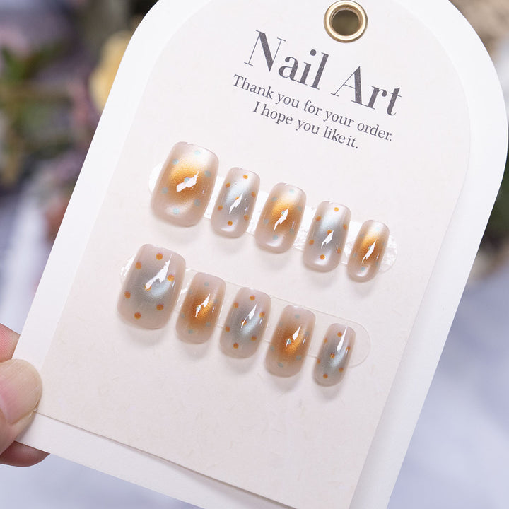 Künstlerisches Gel Press-On-Nagelset