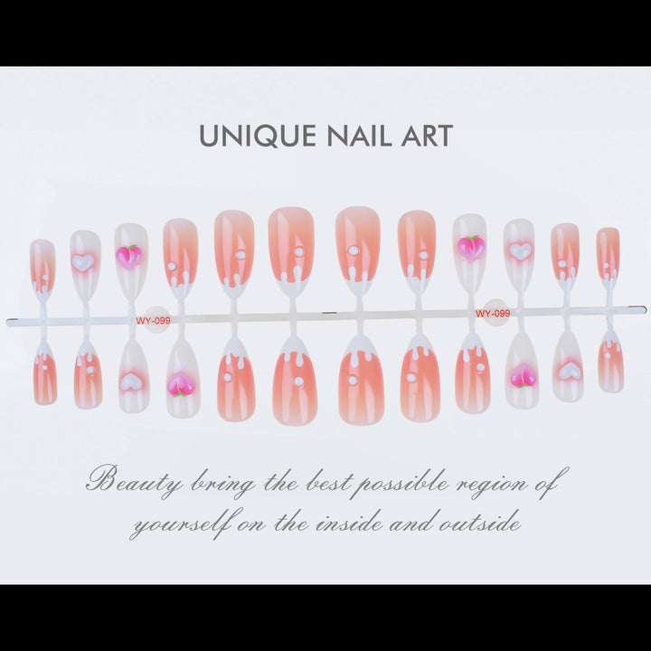 Dekoratives Press-On Nagelset Karnz