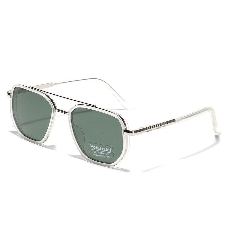 Damen Quadratische Sonnenbrille mit polarisierten Gläsern und elegantem Metallrahmen Karnz