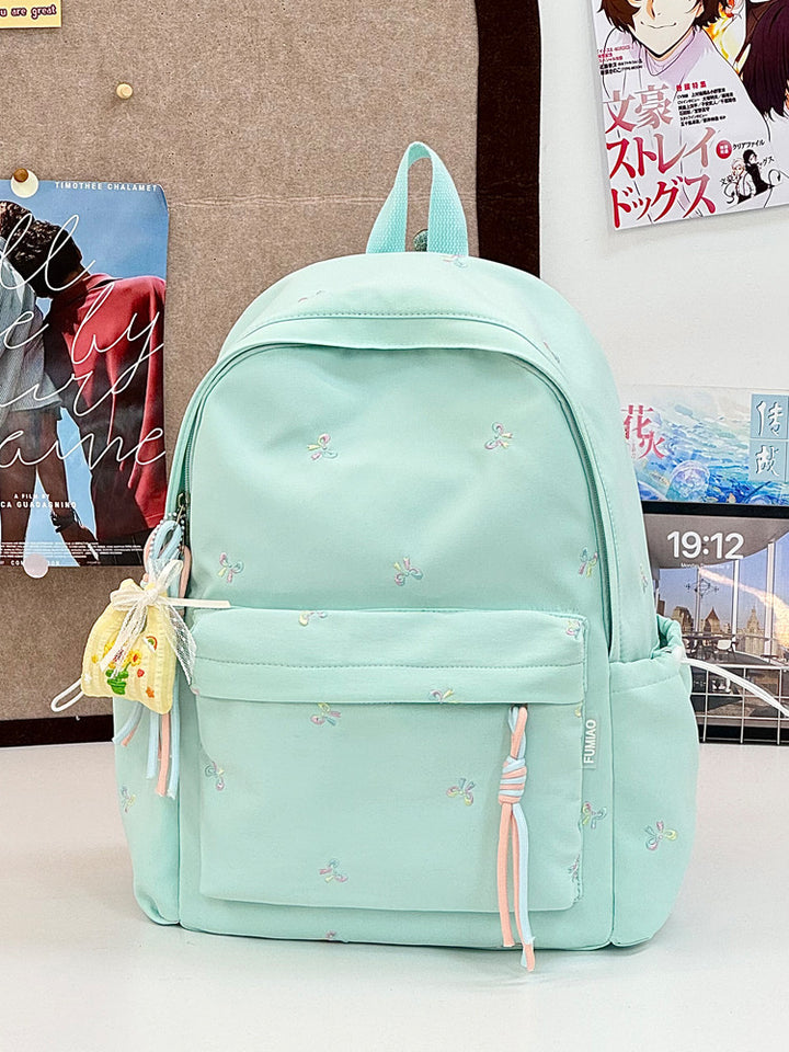 Charmanter bestickter Schulrucksack