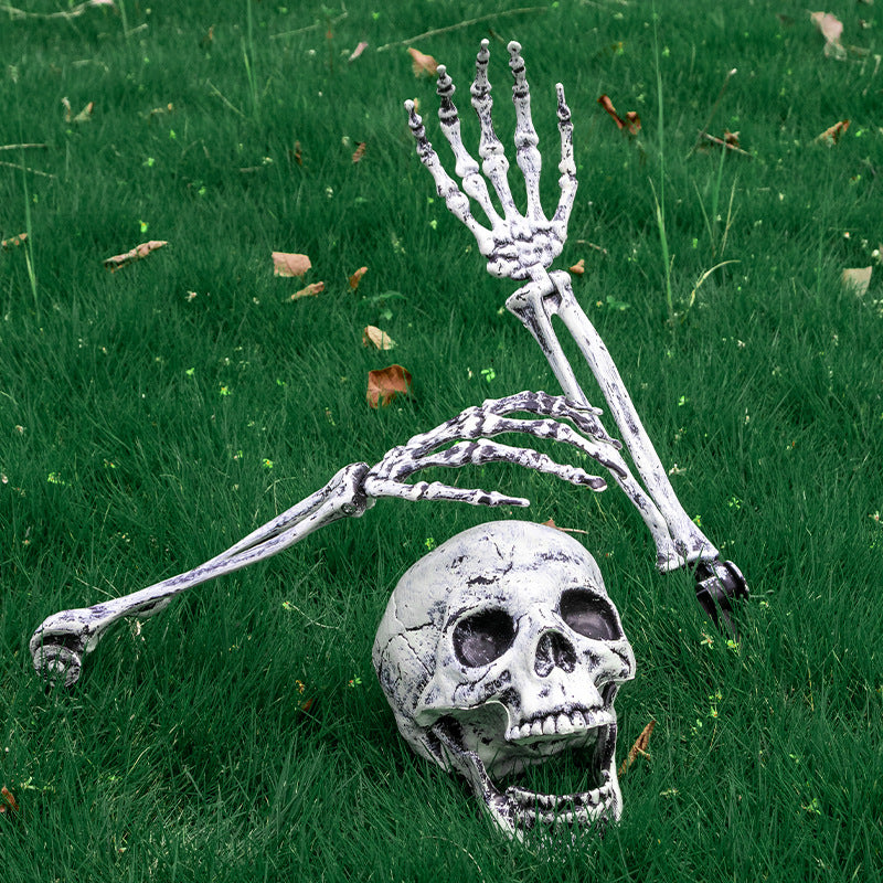 Halloween-Themen Gruselige Skelett-Hand Requisiten Karnz