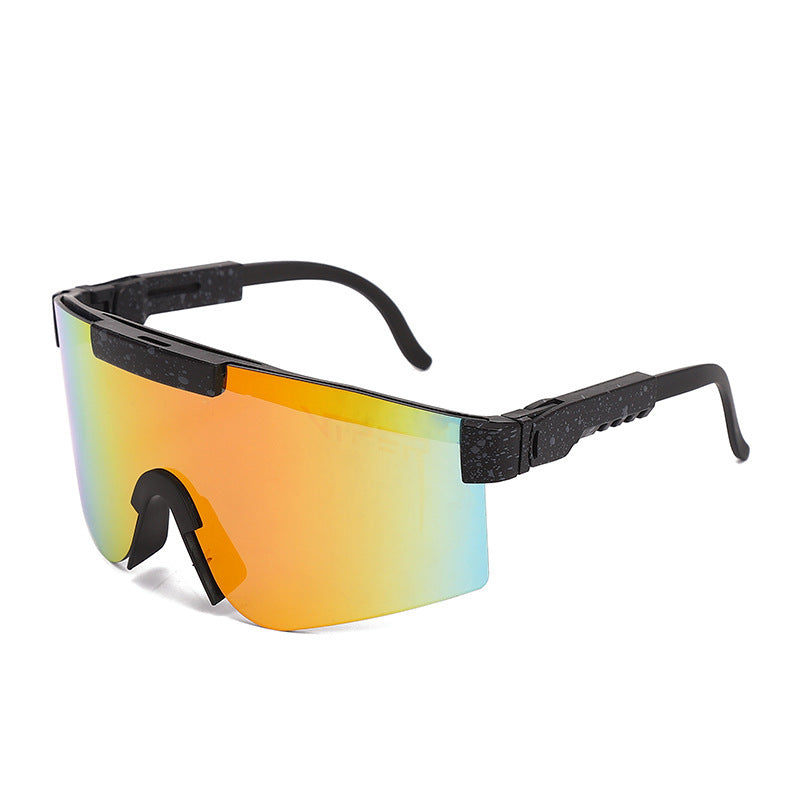 Damen Sportliche Statement-Sonnenbrille im modernen Design Karnz