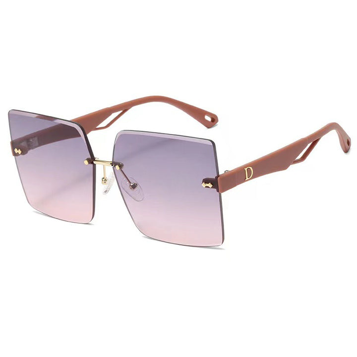 Damen modische quadratische Sonnenbrille mit luxuriösem und elegantem Rahmen Karnz