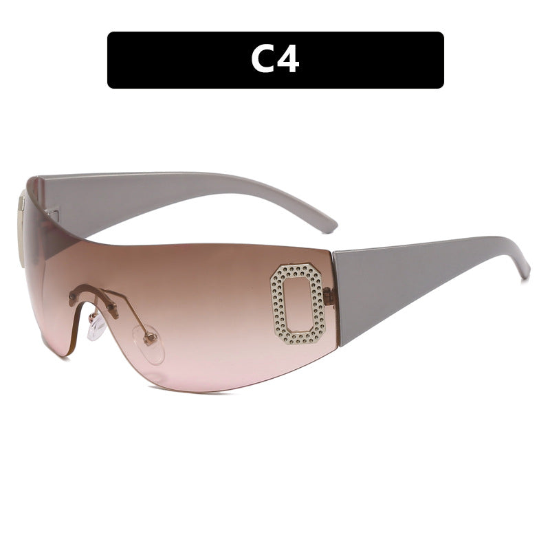 Damen sportliche modische Sonnenbrille mit elegantem Design und UV-Schutz Karnz