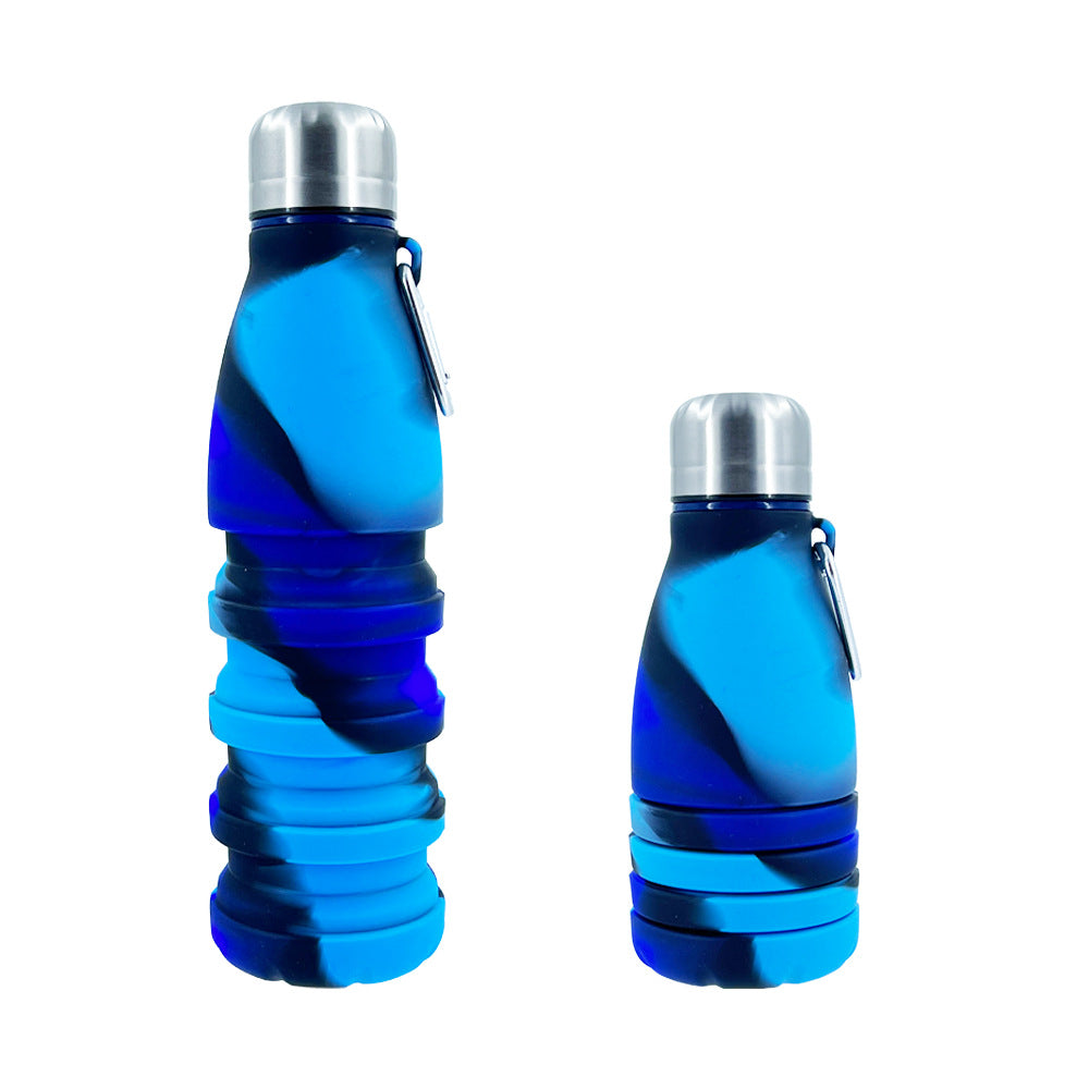 Damen zusammenfaltbare Silikon Wasserflasche Karnz