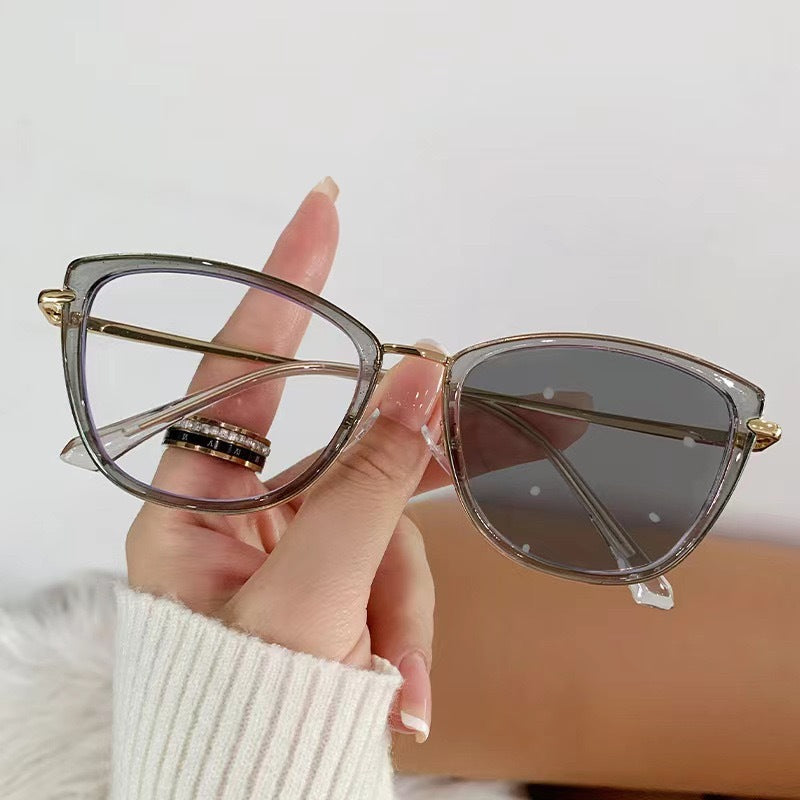 Damen modische Cat-Eye Sonnenbrille mit UV-Schutz und ergonomischem Design Karnz
