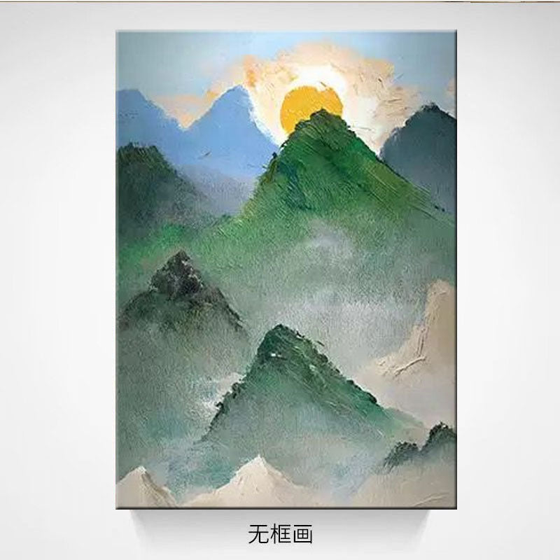 Serene Berglandschaft Leinwand Kunstwerk