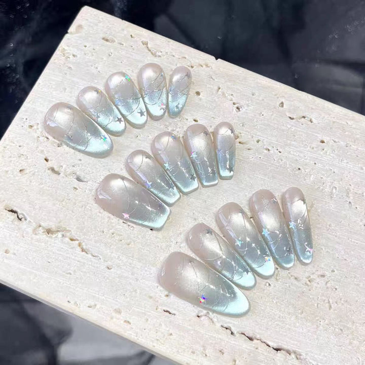 Premium Glitter Press-On Nail Tips Karnz