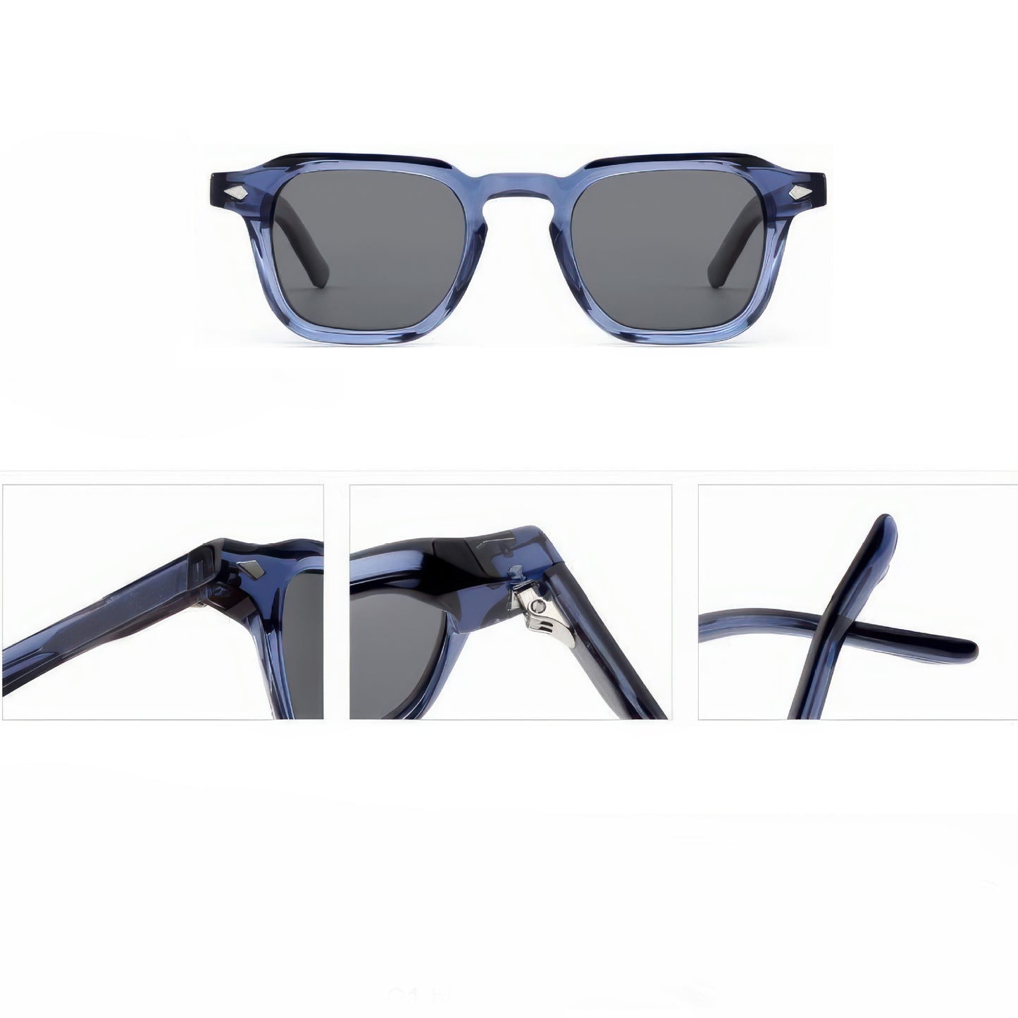 Damen Sonnenbrille im modernen, transparenten Design mit polarisierten Gläsern Karnz