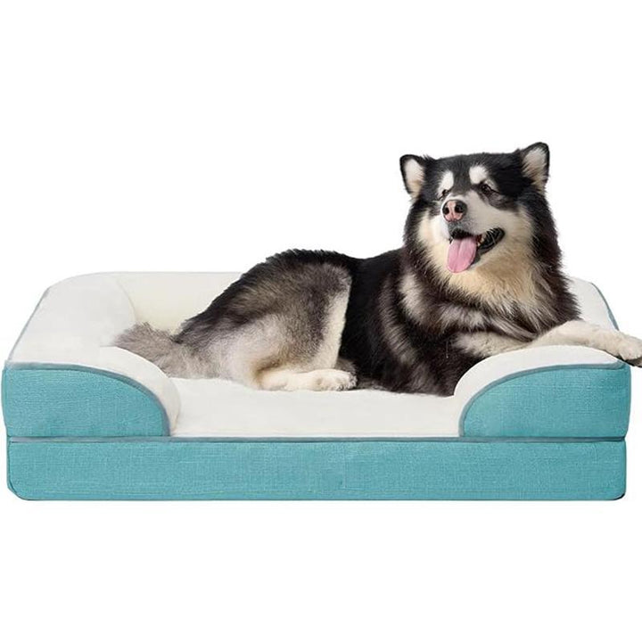 Orthopädisches Hundebett mit Unterstützung