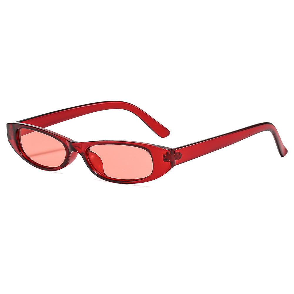 Damen trendige Cat-Eye Sonnenbrille im minimalistischen Design Karnz