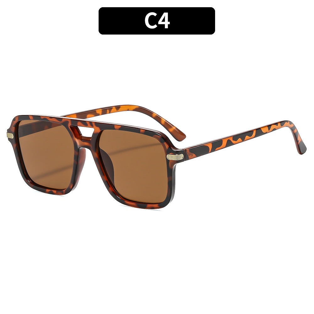 Moderne Statement Quadrat Sonnenbrille