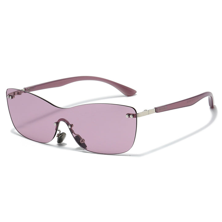 Modische Übergröße Cat-Eye Sonnenbrille Karnz