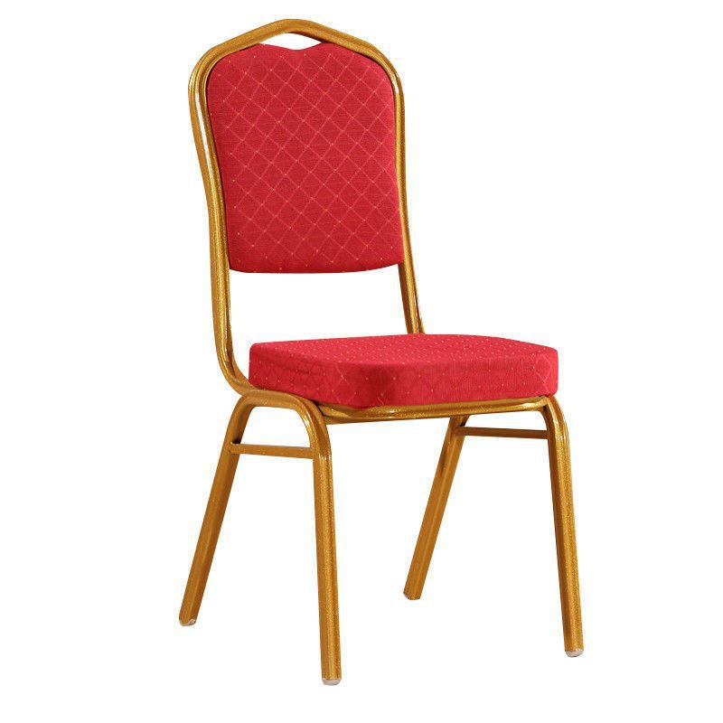 Eleganter gepolsterter Essstuhl mit goldenen Rahmen Karnz