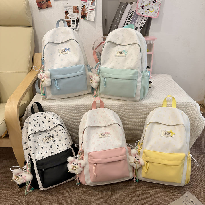 Stylische bedruckte Rucksack mit lustigen Charakterakzenten Karnz