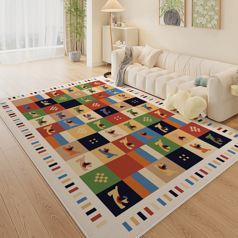 Geometrischer abstrakter Teppich