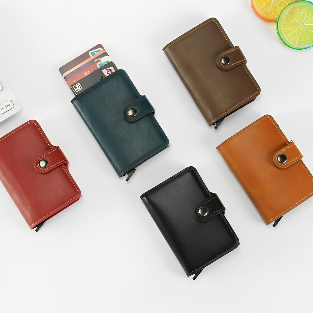 Premium Leder Kreditkartenorganizer