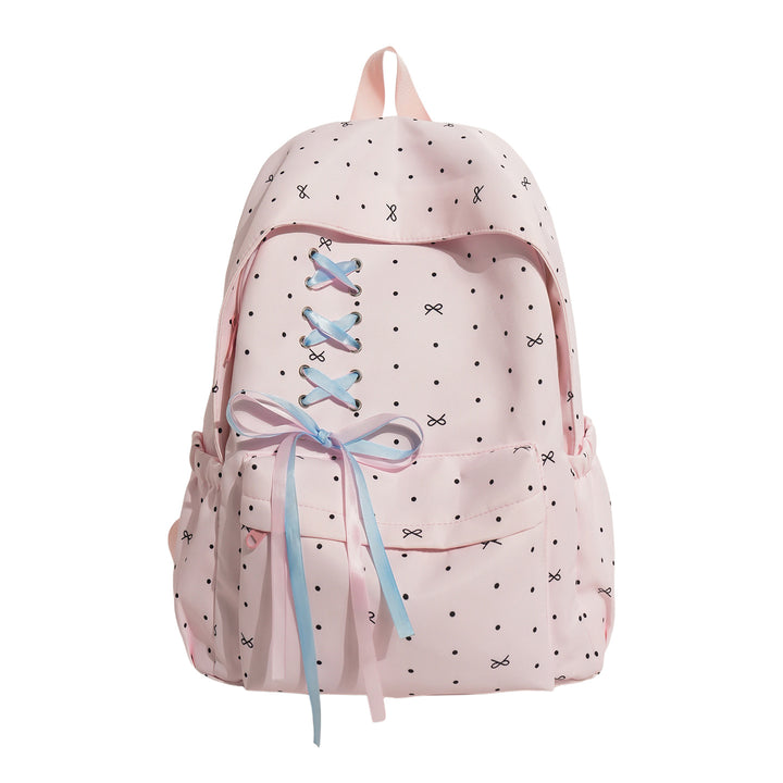 Stylische Schnürverschluss verzierten Rucksack Karnz