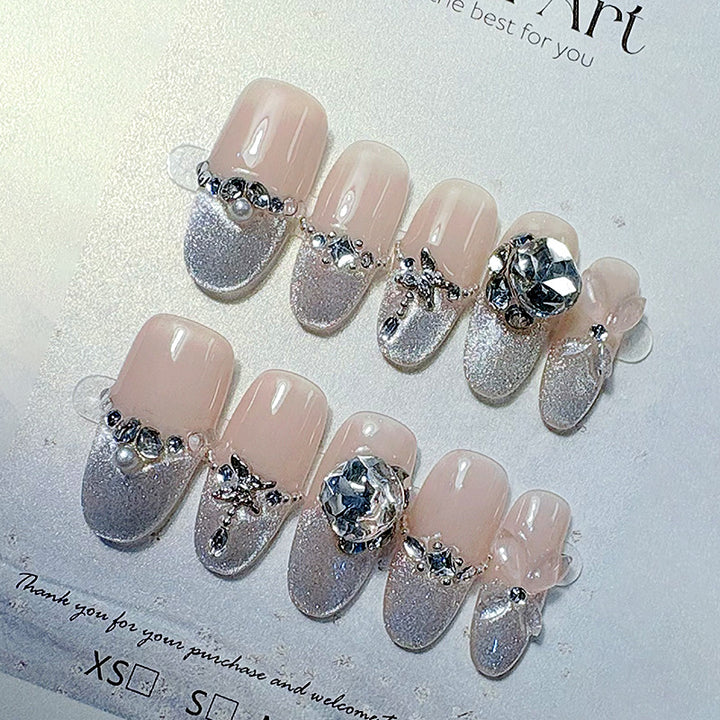 Dekoratives Press-On Nagelset Karnz
