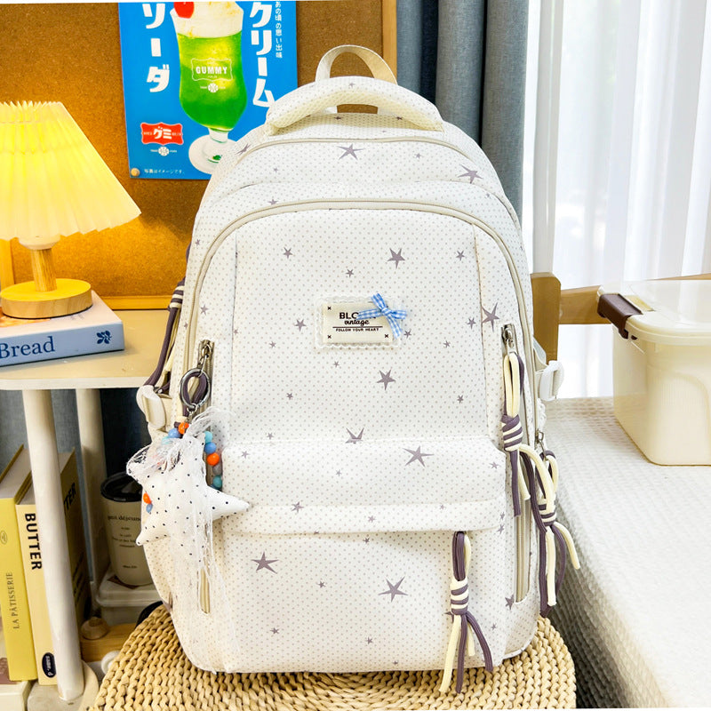 Stylischer mit Sternen verzierten multifunktionalen Rucksack Karnz