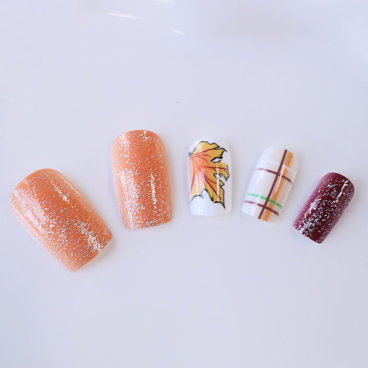 Herbst-Themen dekorative Nagelkunst Karnz