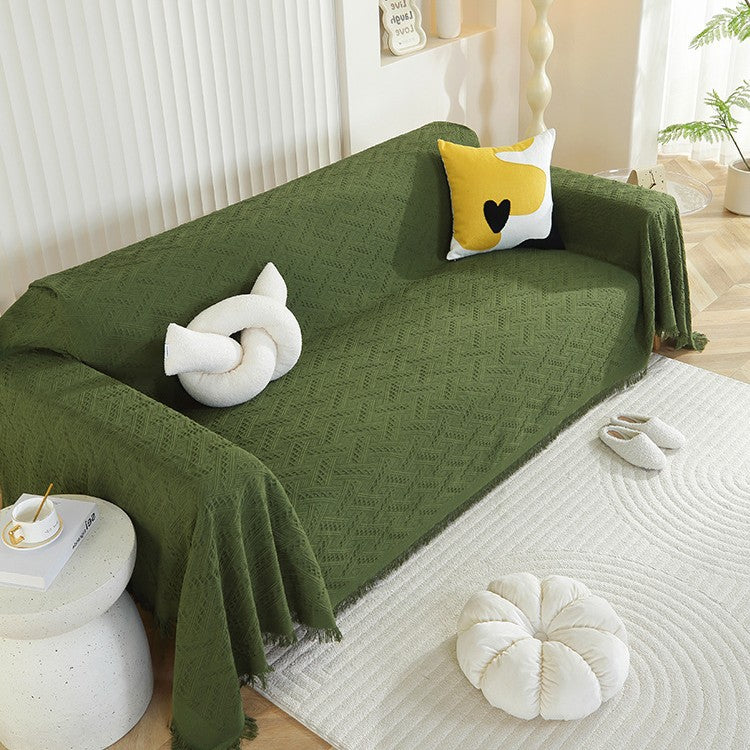 Gemütliche Sofawurfdecke