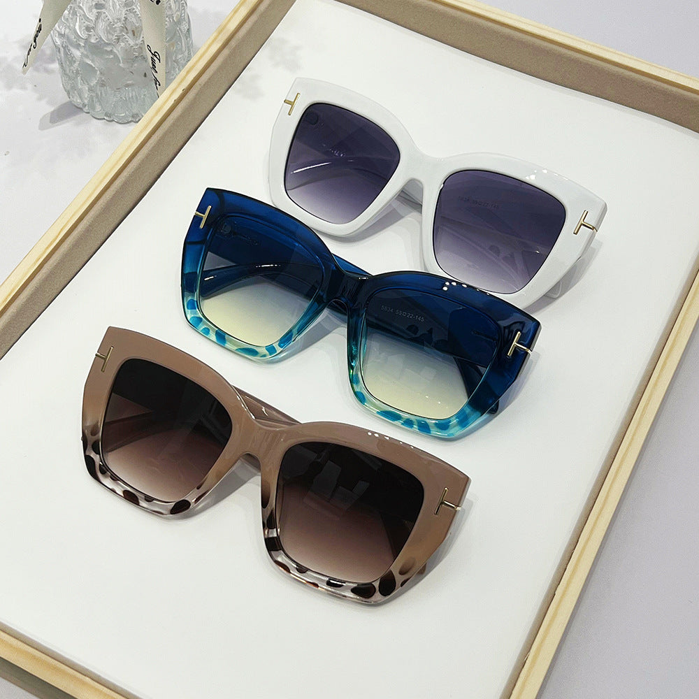 Moderne Übergroße Quadratische Sonnenbrille Karnz