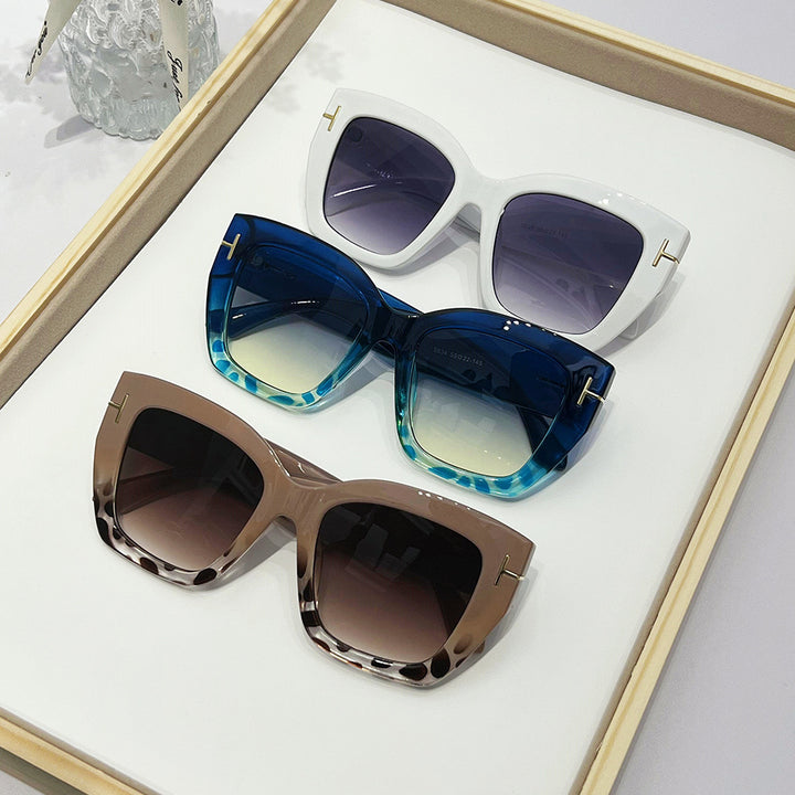 Moderne Übergroße Quadratische Sonnenbrille Karnz