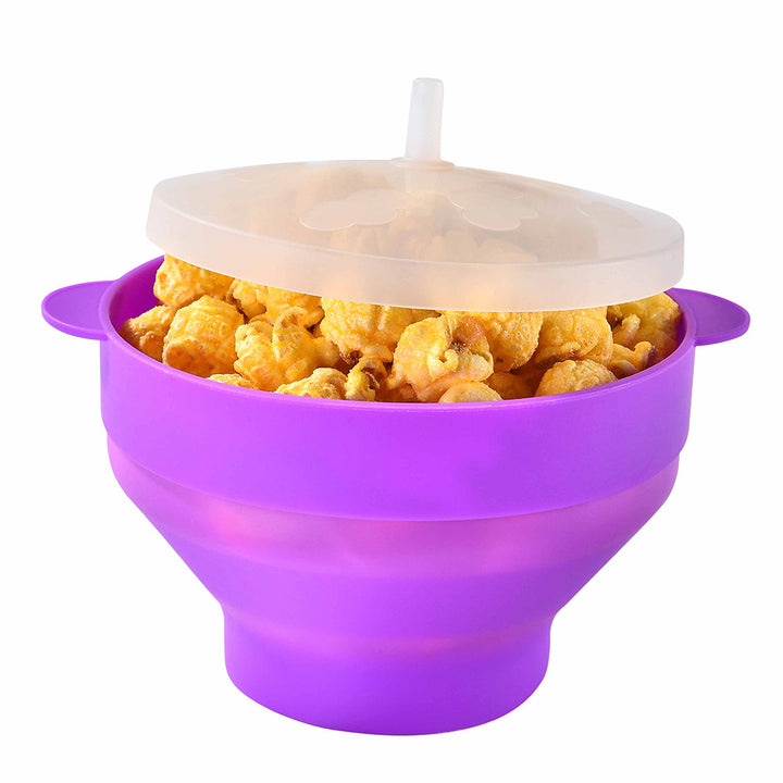 Silikon Popcornbehälter mit Deckel Karnz