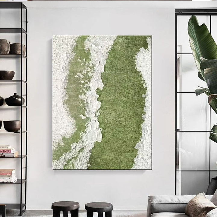 Strukturierte Küstenleinwand Kunst
