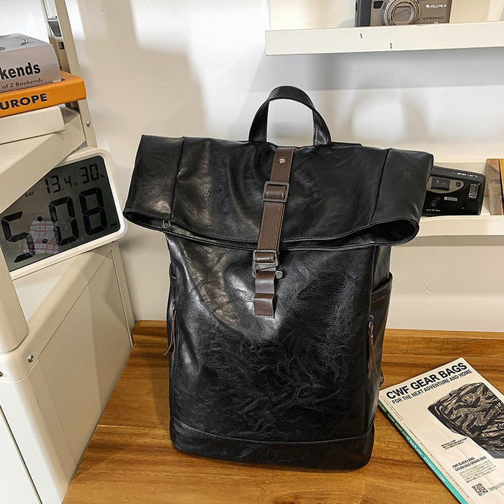 Lässiger Leder-Rucksack Karnz
