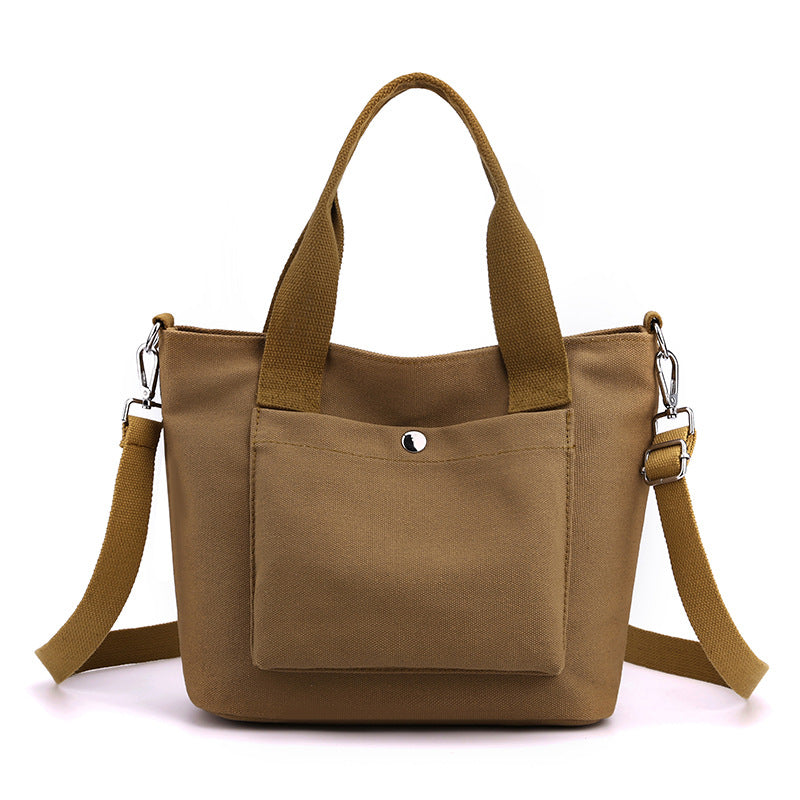 Kompakte Multi-Funktions-Canvas-Handtasche Karnz