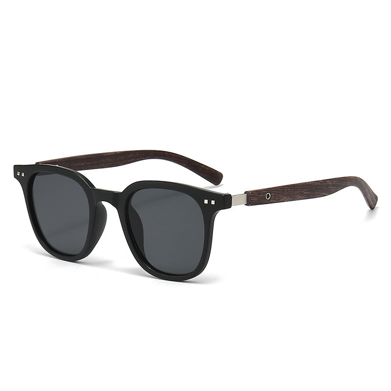 Retro-inspirierte rechteckige Sonnenbrille
