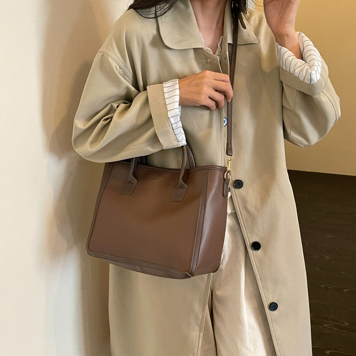 Klassische Lederhandtasche