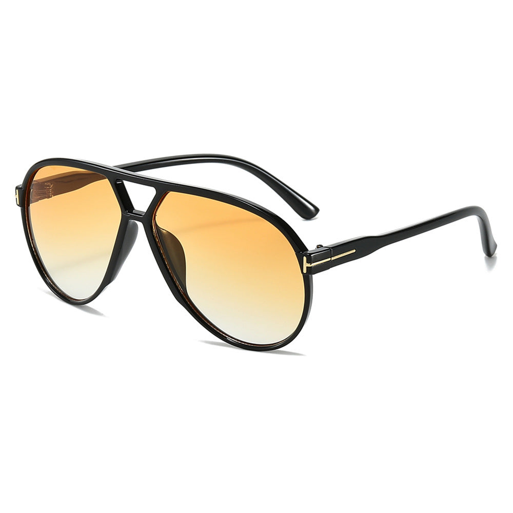 Stilvolle Aviator-Style Shield-Sonnenbrillen Karnz